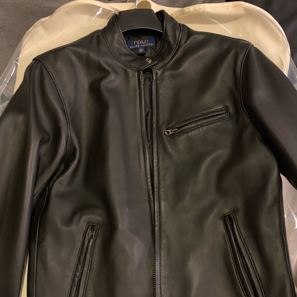 Polo ralph lauren leather jacket